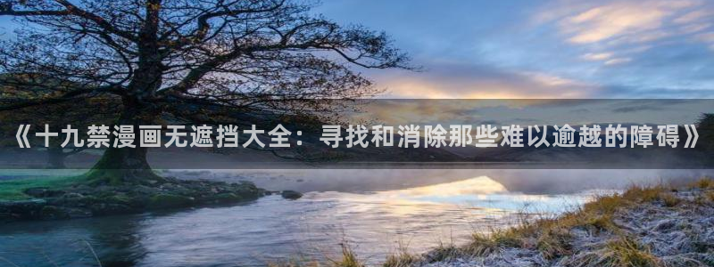 bl腐漫画网：《十九禁漫画无遮挡大全：寻找和消除那些难以逾越的障碍》